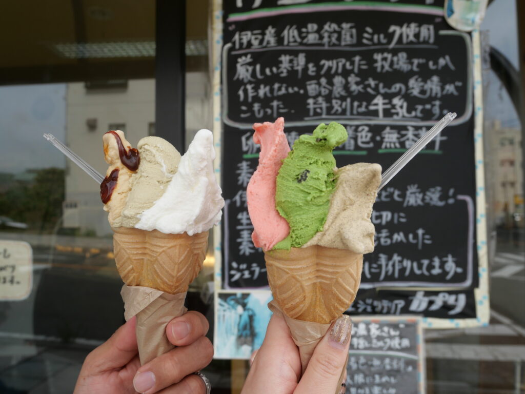 伊豆　ジェラテリア　カプリ